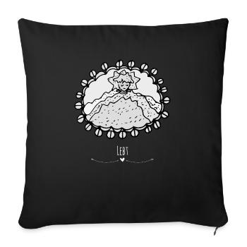 Cuddle dans Arena's Cave - Le gardien d'Orbis - Housse de coussin décorative 45 x 45 cm - noir - Devant