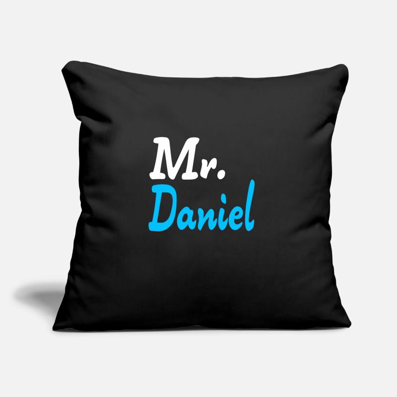 M. Daniel Housse de coussin décorative 45 x 45 cm