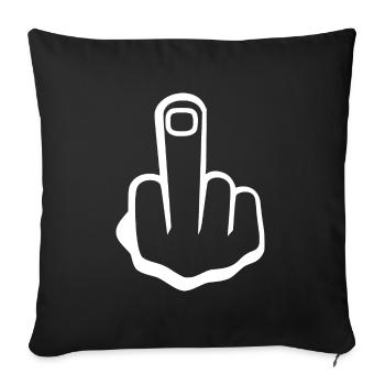 Majeur - Housse de coussin décorative 45 x 45 cm - noir - Devant