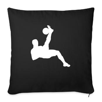 Soccer Player Soccer Soccer Player Soccer Player - Sofa pillowcase 17,3'' x 17,3'' (45 x 45 cm) - black - Front