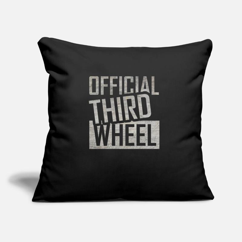 Third wheel on the car single gift Sofa pillowcase 17,3'' x 17,3'' (45 x 45 cm)