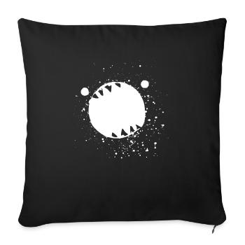monster - Sofa pillowcase 17,3'' x 17,3'' (45 x 45 cm) - black - Front
