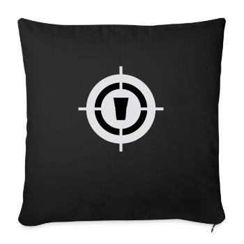 Beerpong Master - Sofakissenbezug 45 x 45 cm - Schwarz - Vorne