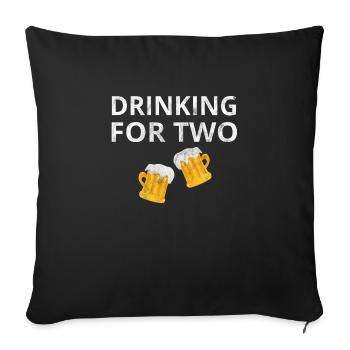 Party - Sofakissenbezug 45 x 45 cm - Schwarz - Vorne