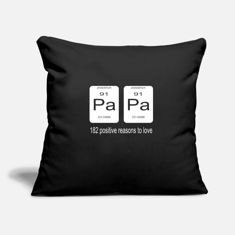 Nerd dad periodic table Sofa pillowcase 17,3'' x 17,3'' (45 x 45 cm)