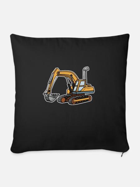 Bagger Shirt - Sofakissenbezug 45 x 45 cm - Schwarz