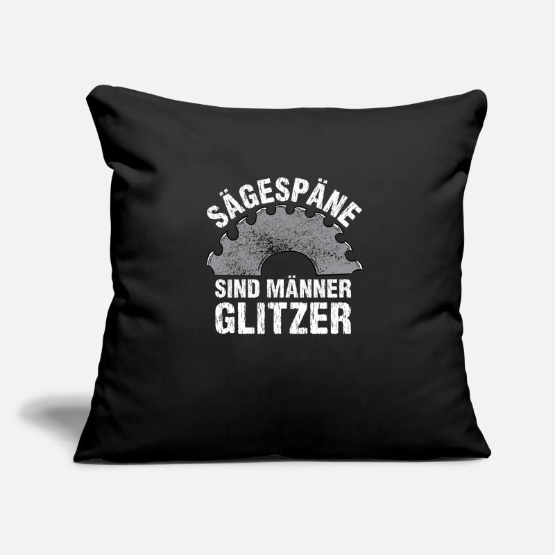 Cadeau sciure menuisier menuisier Housse de coussin décorative 45 x 45 cm