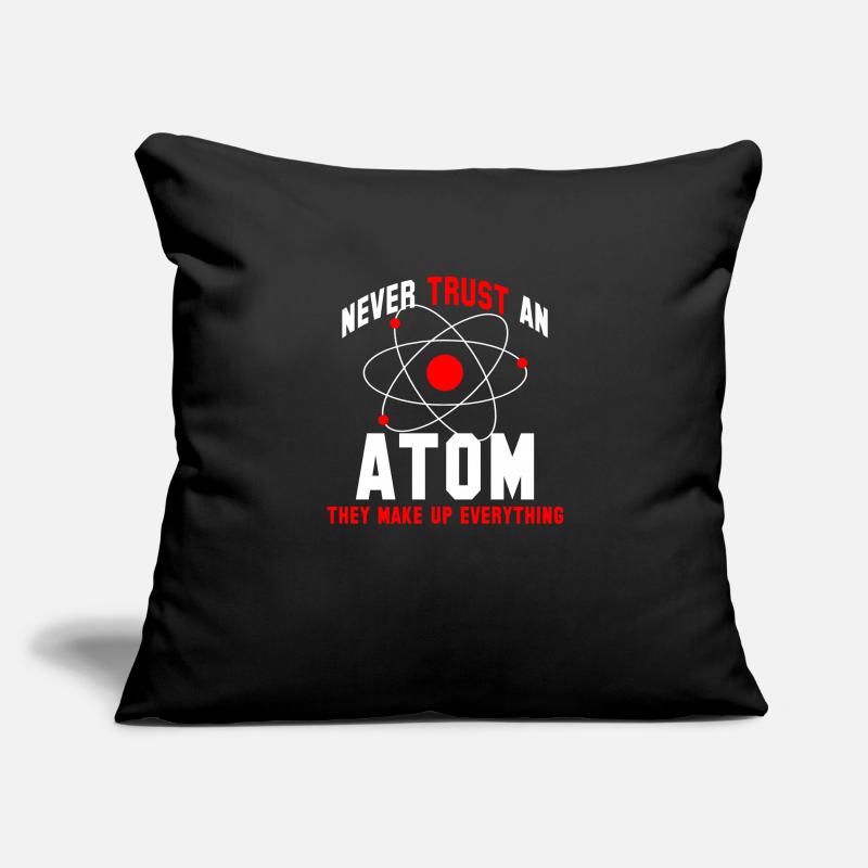Atom chemistry physics Sofa pillowcase 17,3'' x 17,3'' (45 x 45 cm)