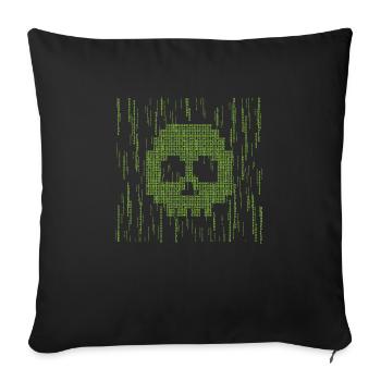Pirate pirate - Housse de coussin décorative 45 x 45 cm - noir - Devant