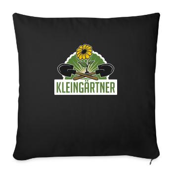 Gardener garden gardener allotment gift - Sofa pillowcase 17,3'' x 17,3'' (45 x 45 cm) - black - Front