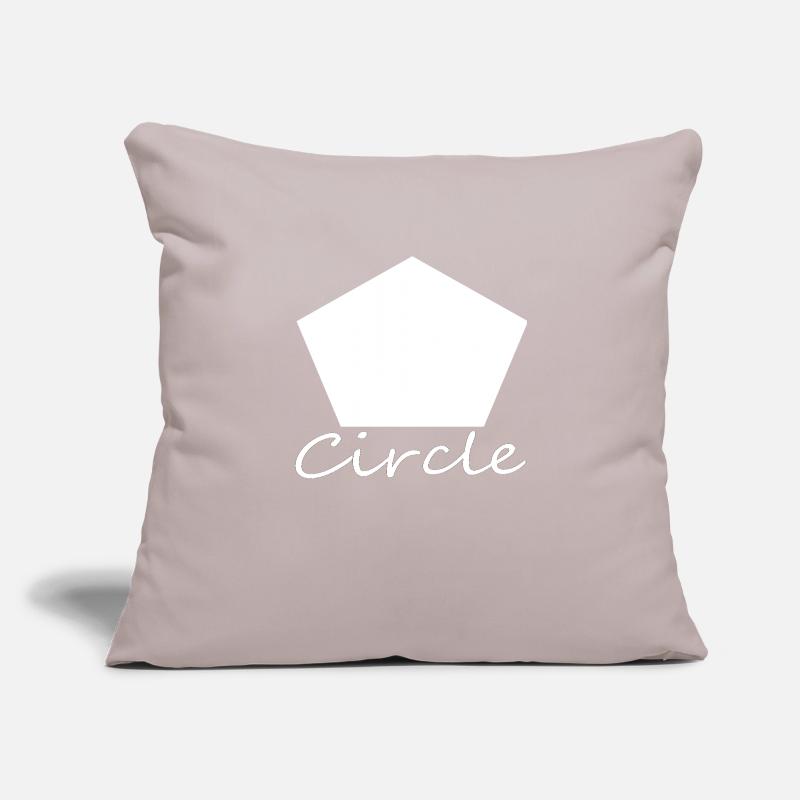 Wrong Circle Shape Sofa pillowcase 17,3'' x 17,3'' (45 x 45 cm)