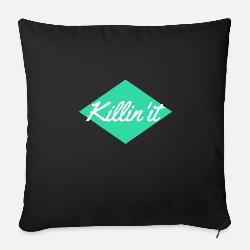 Killin' it - Sofakissenbezug 45 x 45 cm - Schwarz