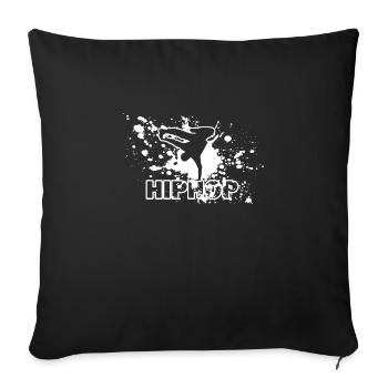 Hip Hop Dancer Dancer - Sofa pillowcase 17,3'' x 17,3'' (45 x 45 cm) - black - Front