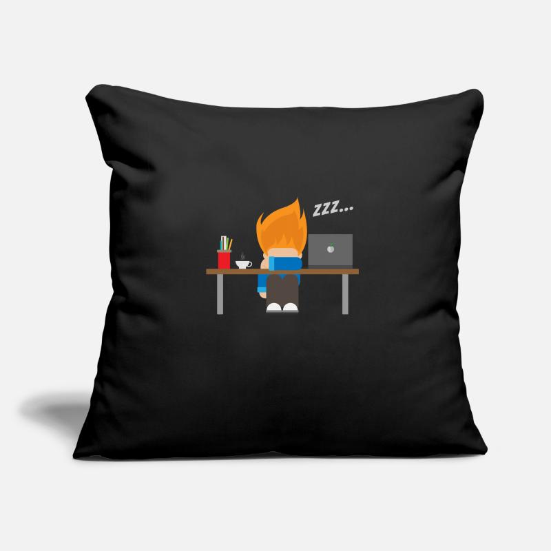 Sleeping - Developer's Night - Gift Idea Sofa pillowcase 17,3'' x 17,3'' (45 x 45 cm)