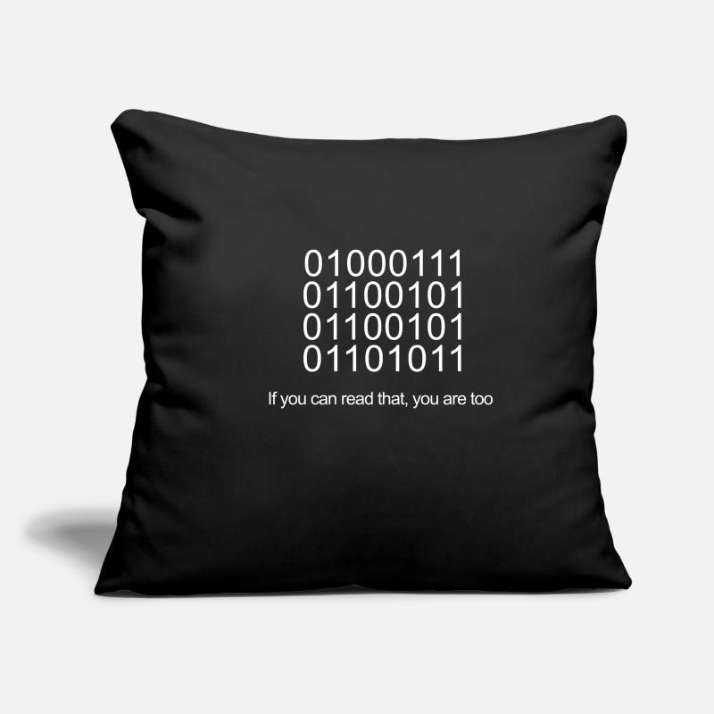 Nerd IT Geek Informatiker Programmierer Geschenk Sofakissenbezug 45 x 45 cm
