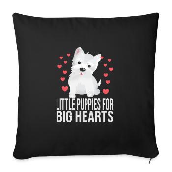 SAUVETAGE ANIMAL AIDE AUX ANIMAUX - Housse de coussin décorative 45 x 45 cm - noir - Devant