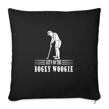 Golfe - Housse de coussin décorative 45 x 45 cm - noir - Devant