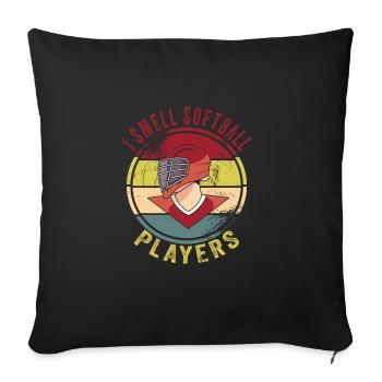 Lacrosse - Housse de coussin décorative 45 x 45 cm - noir - Devant