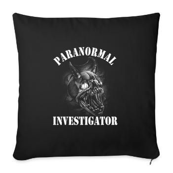 Chasseurs de fantômes - Housse de coussin décorative 45 x 45 cm - noir - Devant