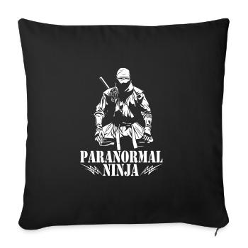Chasseurs de fantômes - Housse de coussin décorative 45 x 45 cm - noir - Devant