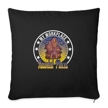 Chasseurs de fantômes - Housse de coussin décorative 45 x 45 cm - noir - Devant