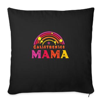 Circuit training - Sofa pillowcase 17,3'' x 17,3'' (45 x 45 cm) - black - Front