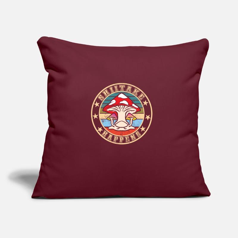 Cueillette de champignons Housse de coussin décorative 45 x 45 cm