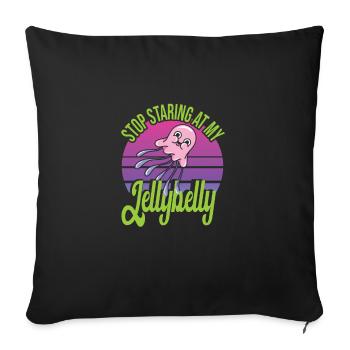 Jelly Whisperer - Sofa pillowcase 17,3'' x 17,3'' (45 x 45 cm) - black - Front