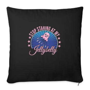 Jelly Whisperer - Sofa pillowcase 17,3'' x 17,3'' (45 x 45 cm) - black - Front