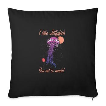 Jelly Whisperer - Sofa pillowcase 17,3'' x 17,3'' (45 x 45 cm) - black - Front