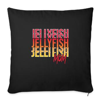 Jelly Whisperer - Sofa pillowcase 17,3'' x 17,3'' (45 x 45 cm) - black - Front