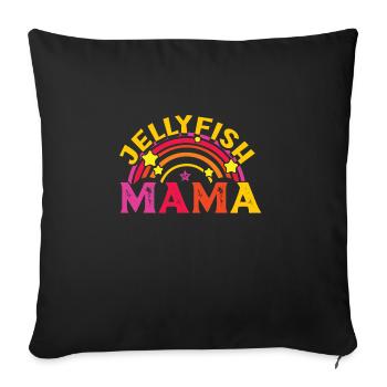 Jelly Whisperer - Housse de coussin décorative 45 x 45 cm - noir - Devant