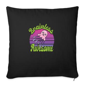 Jelly Whisperer - Housse de coussin décorative 45 x 45 cm - noir - Devant