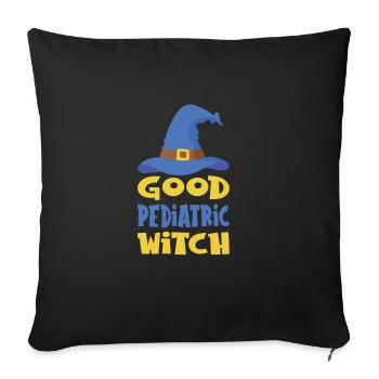 Children's nurse - Sofa pillowcase 17,3'' x 17,3'' (45 x 45 cm) - black - Front