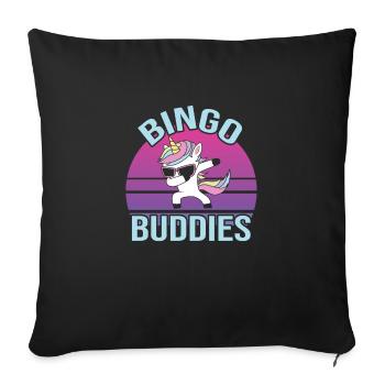 Bingo - Sofakissenbezug 45 x 45 cm - Schwarz - Vorne