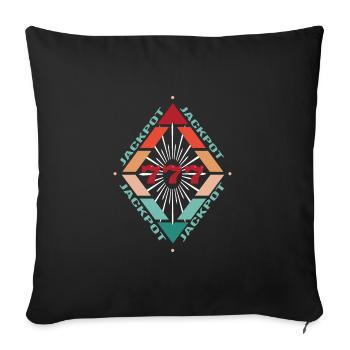 Holiday - Sofa pillowcase 17,3'' x 17,3'' (45 x 45 cm) - black - Front