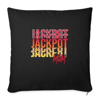 Vacances - Housse de coussin décorative 45 x 45 cm - noir - Devant