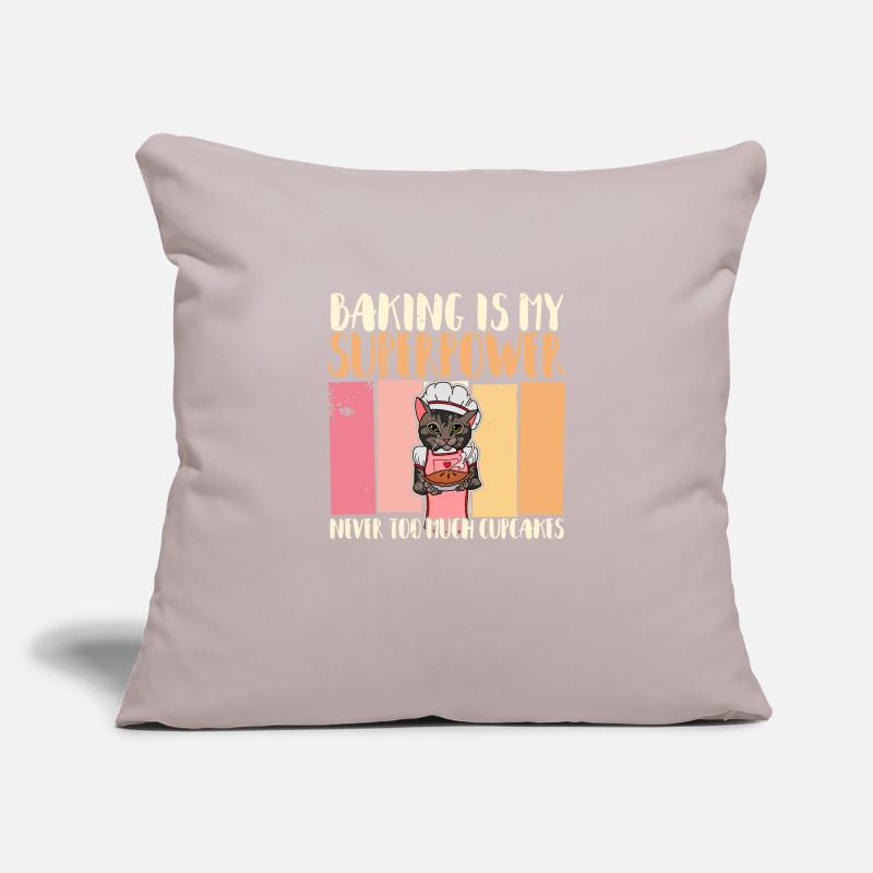 Cat Hobby Baker Dessert Baking Baker Sofa pillowcase 17,3'' x 17,3'' (45 x 45 cm)