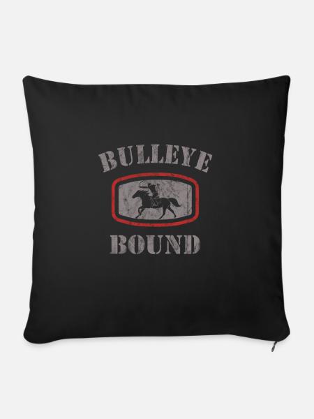 Horseback Archery - Sofakissenbezug 45 x 45 cm - Schwarz