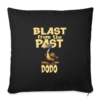 Dodo - Sofa pillowcase 17,3'' x 17,3'' (45 x 45 cm) - black - Front