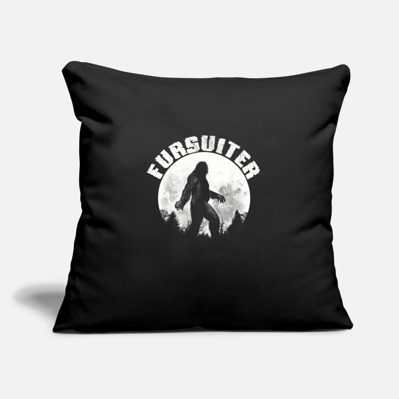 Fandom à fourrure Housse de coussin décorative 45 x 45 cm