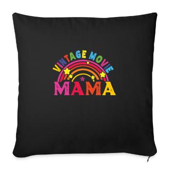 Vieux films - Housse de coussin décorative 45 x 45 cm - noir - Devant