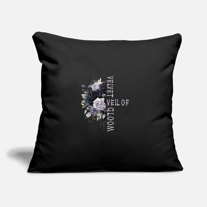 Goth Emo Housse de coussin décorative 45 x 45 cm