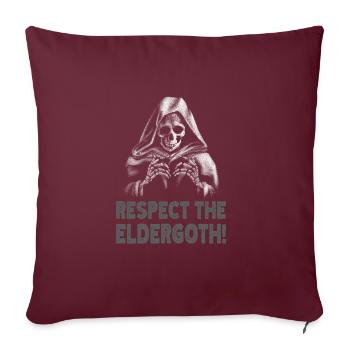 Goth Emo - Sofa pillowcase 17,3'' x 17,3'' (45 x 45 cm) - burgundy - Front