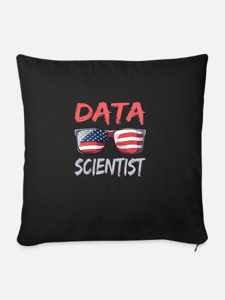 Daten Analytiker Datenschutz Beauftragter - Sofakissenbezug 45 x 45 cm - Schwarz