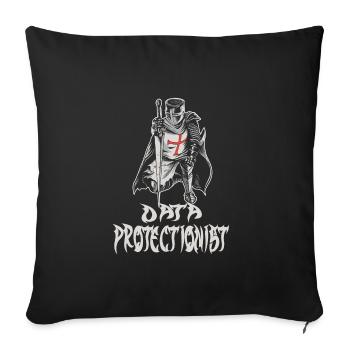 Daten Analytiker Datenschutz Beauftragter - Sofakissenbezug 45 x 45 cm - Schwarz - Vorne