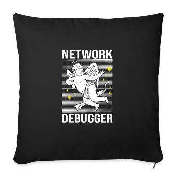 Network Engineer - Sofakissenbezug 45 x 45 cm - Schwarz - Vorne