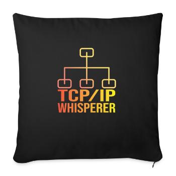 Network Engineer - Sofakissenbezug 45 x 45 cm - Schwarz - Vorne