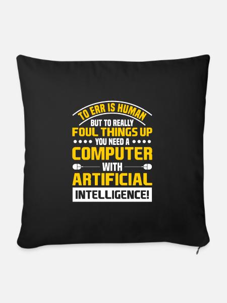 Daten Analytiker Datenschutz Beauftragter - Sofakissenbezug 45 x 45 cm - Schwarz