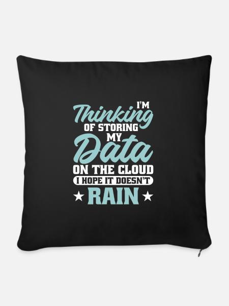 Daten Analytiker Datenschutz Beauftragter - Sofakissenbezug 45 x 45 cm - Schwarz